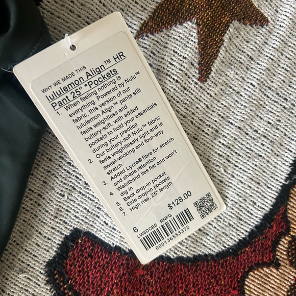 Lululemon Align High Rise Pant 25” Legacy Green NWT Size 6 - Picture 7 of 7